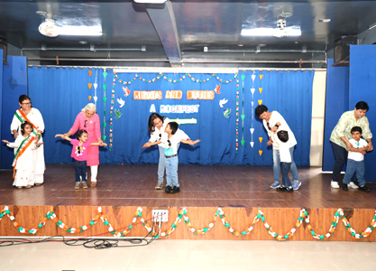 Study Hall Prep School’s children celebrate “Rights and Duties- A Rockfest” with Grandparents 