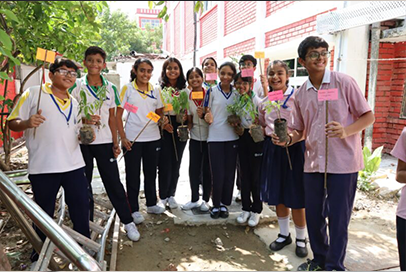 Class 7 Students Plants Medicinal Plants for a Greener, Healthier and Sustainable Future”