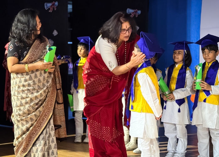 Study Hall Prep School celebrating Graduation Day